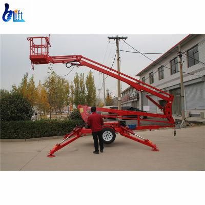 Telescopic Spider Towable Boom Pull Lift Lifting Tools with 18m 20m Height