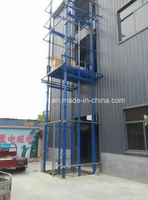 Warehouse Used Goods Lifting Cage Lift Cargo Elevator (SJD)