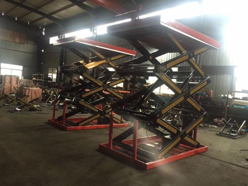 Three Scissor Efficient Superior Steel Structure Lift Table for Sale