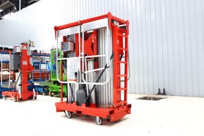 Indoor Hotel Factory Warehouse 6-14m 300-1000kg CE Electric Man Platform Vertical Lift