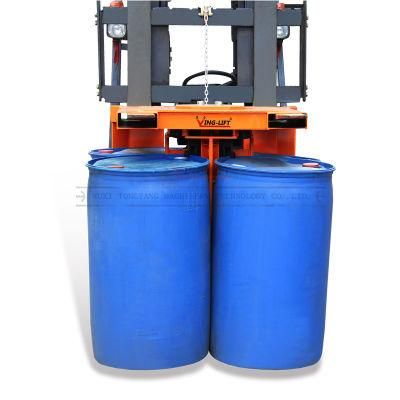 Yl4 Forklift Oil Drum Lifter Buy 4 Drums Lifter, Automatic Clamping Drum Lifter