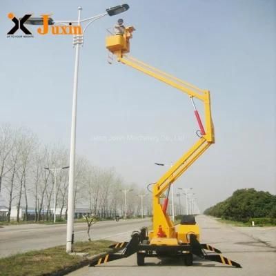 Hydraulic Awp Platform Cherry Picker Price Articulated Trailer Towable Boom Lift