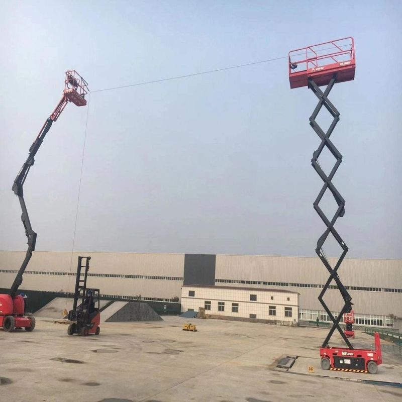 Boom Lift Hered Awp Official High Quality Za14je 14m Cheap Price Electric Articulated Boom Lift