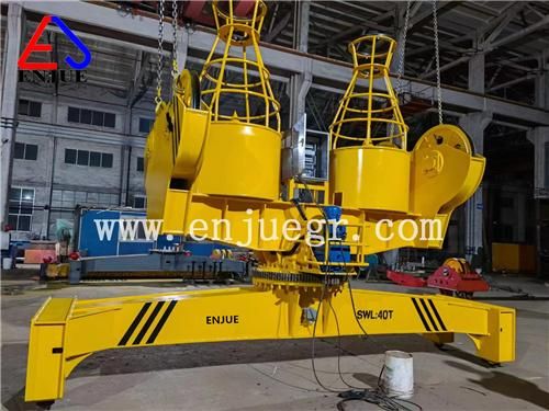 Hydraulic Swiveling Hook Swivelled Container Spreader up Hanging Frame Lifting Hook Bracket