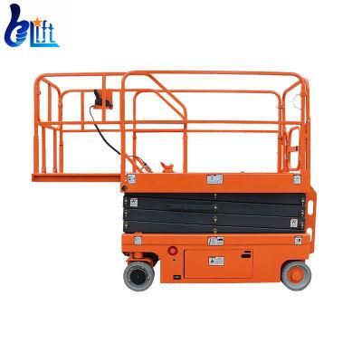 Platform Size 1880X900mm Mini Small Self Driving Lifter Machine Motor Mobile Scissor Ton Building Material Electric Hydraulic Lift Table