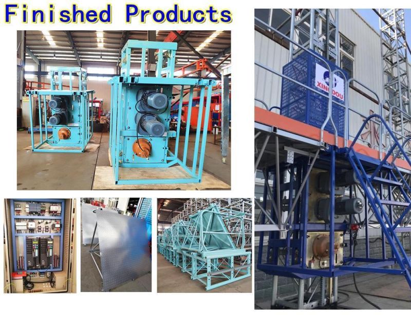 Facade Lifting Electric Scaffolding Motorized Platform Mast Climber Lift Heavy Duty Load Platform