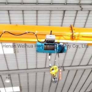 Weihua Lifting Equipment Electric Wire Rope Monorail Hoist 2 Ton