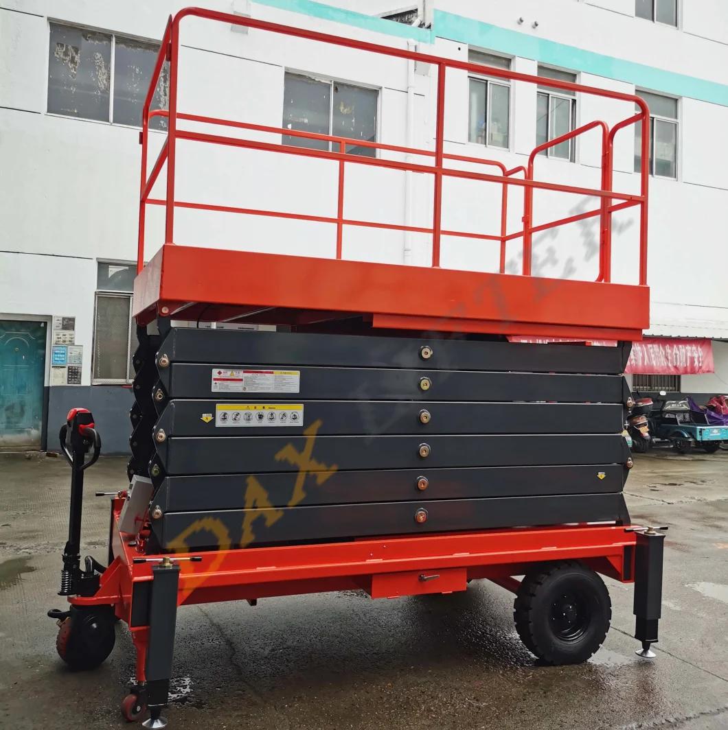 High Quality 6-18m Easy Operation Hydraulic Lift with Support Legs