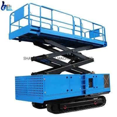 Workshop Construction Site Crawler Tracked Scissor Lift