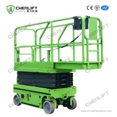 6m Platform Height Battery Operated Scissor Lift for Narrow Space