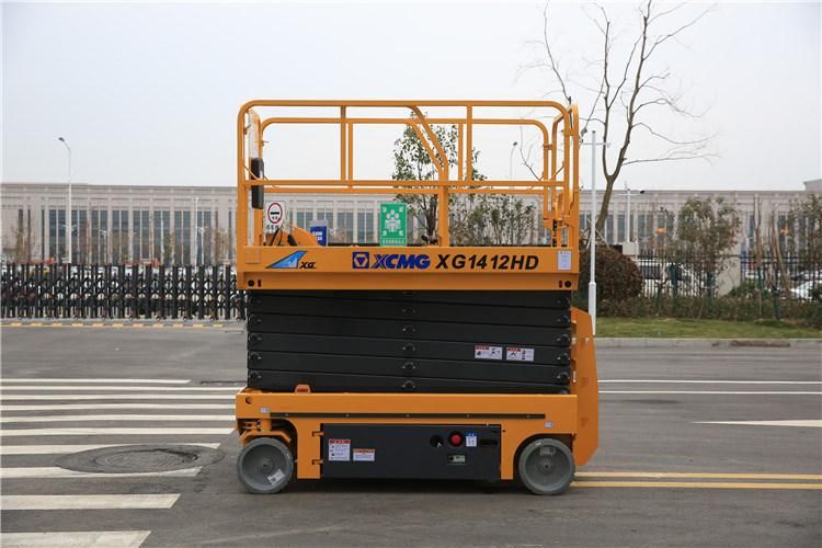 XCMG Official 14m Scissor Lift Work Platform Xg1412HD