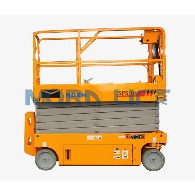 8m Aerial Electric Scissor Lift with Battery Power Ce Approved