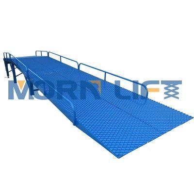 12 Ton Container Used Trailer Ramps Lift Table Hydraulic Loading Ramp for Sale