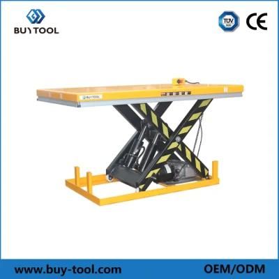 Lifting Table for Lifting or Lowering Materials to Feed Machines