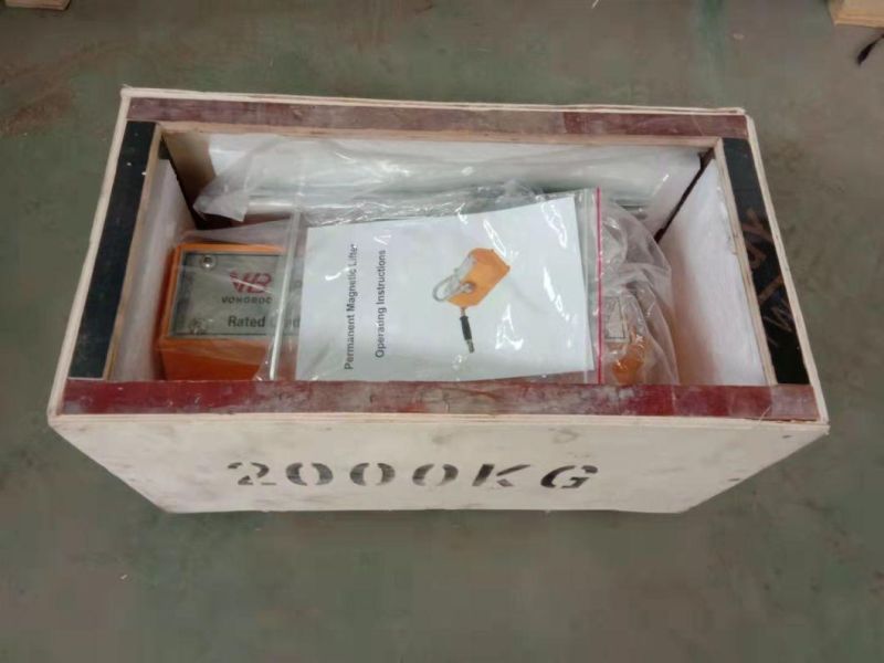 100kg 200kg 400kg 600kg 1000kg 2000kg Lifting Magnet Magnetic Crane Permanent Magnetic Lifter for Lifting Steel Sheet