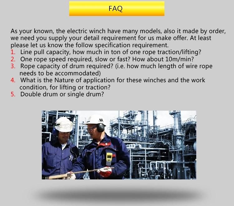 10 Mts 250 Mts Winch Windlass Oil Drilling Platform Offshore Boring Island Mooring Anchoring Hoisting Pull Cables
