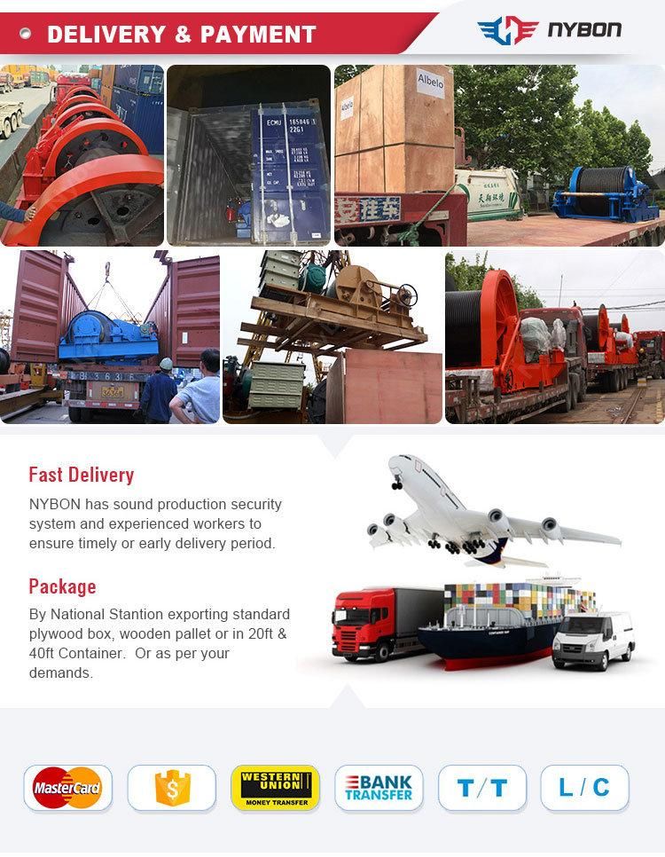 High Quality 100 Ton Loading and Unloading Cargo Electric Winch for Port
