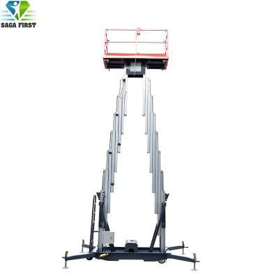 Factory Price Dual Mast Aluminum Personel Lift Platform
