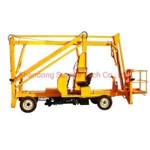 6 8 10 12m Economic Drivable Hydraulic Man Lift Telescopic Boom Lift