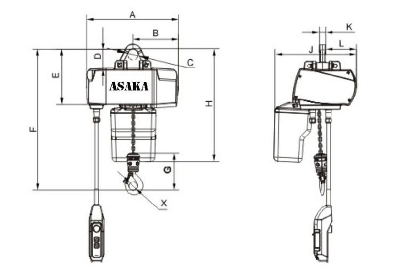 High Quality Best Price Electric Chain Hoist with CE Certificate