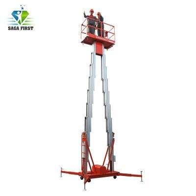 10m Aluminum Man Construction Work Lift Platform