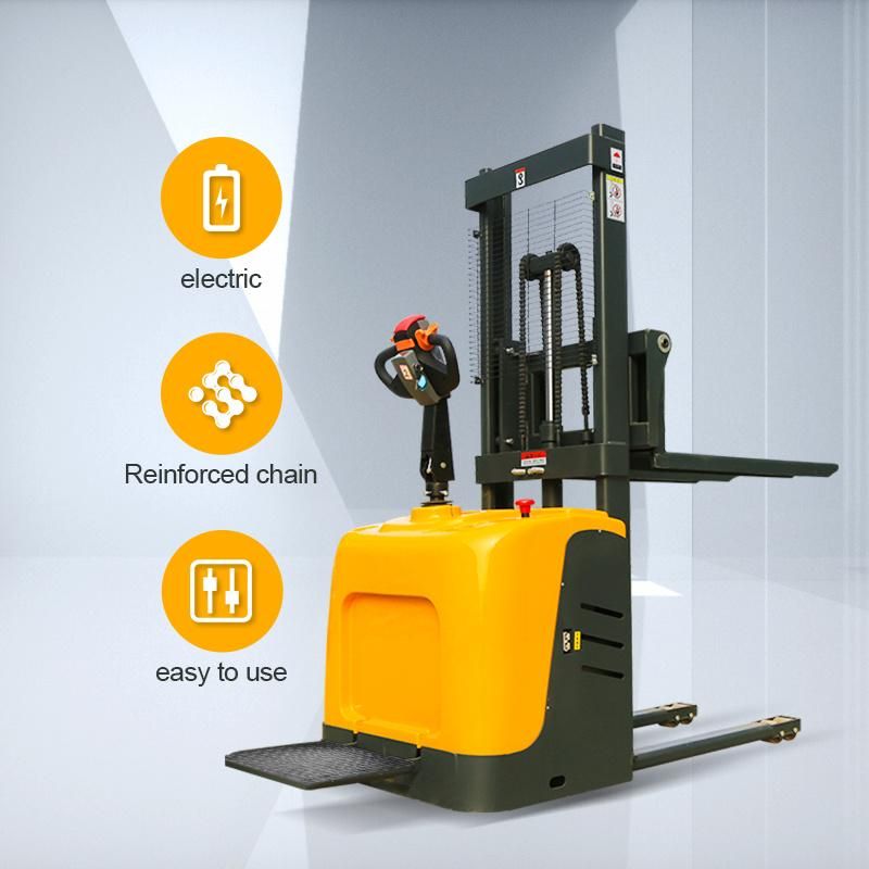 Vision Good Quality 1500kg Electric Stacker /Staker /1.5ton Mini Electric Pallet Truck /Forklift