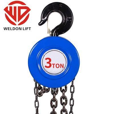 CE Certificate Lifting Equipment 2t Manual Chain Block with Hook