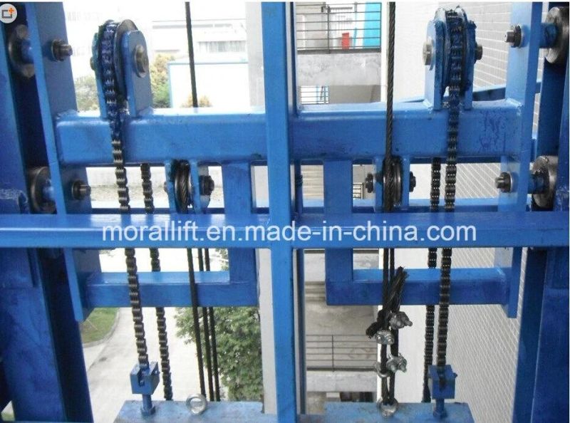 Hydraulic Vertical Lead Rail Lift Platform