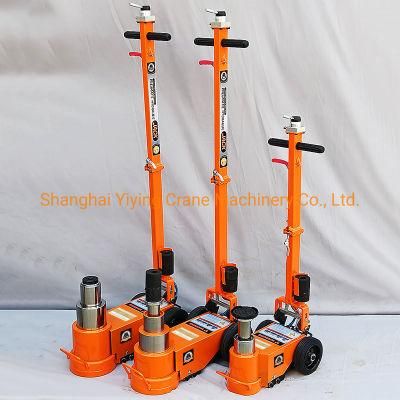 Pneumatic Trolley 35t 40t 80t Heavy Duty Air Hydraulic Floor Jack