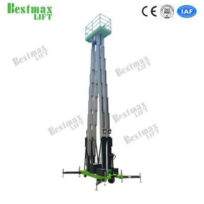 150kg Load AC Powered Mobile Vertical Lift with 6 Mast