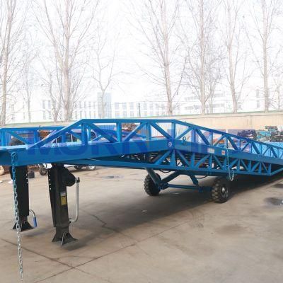 8t 15t Morn CE, ISO Hydraulic Mobile Ramp Loading Dock Lift