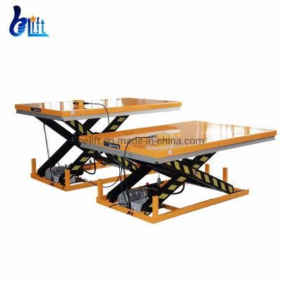 1ton Portable Warehouse Hydraulic Lifter 1m Electric Scissor Lift Tables