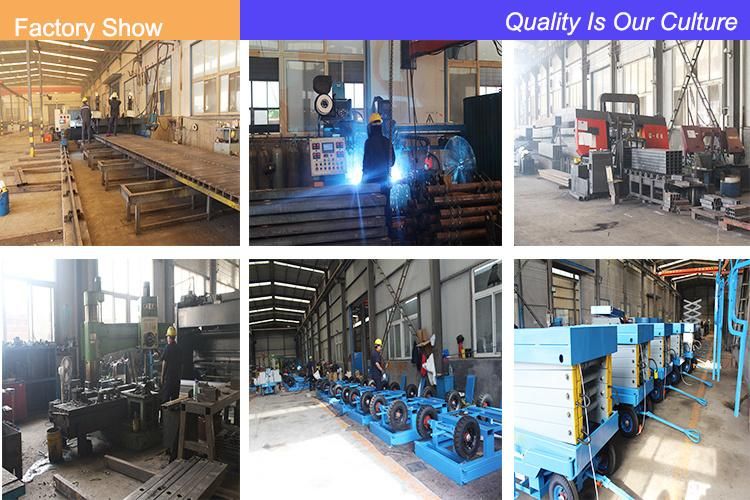 Mobile Outdoor Use Small Mobile Scissor Lift for Glass Cleaning