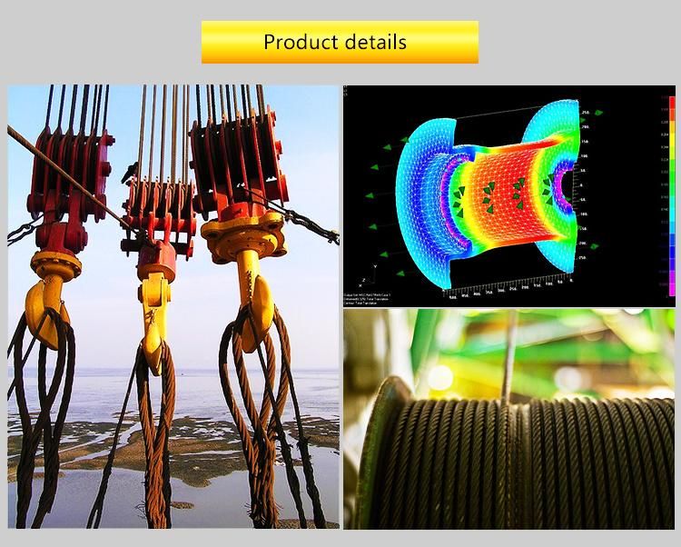 Steel Rope Groove Drum of Winch Hoist Mechanical Treatment