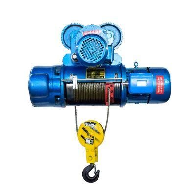 Double Speed CD MD Model Electric Wire Rope Hoist with 3ton 9m Lifting
