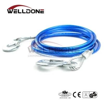 PVC Coated Stainless Steel Bridle Crane Wire Rope Slings Cable with Hook and Loop