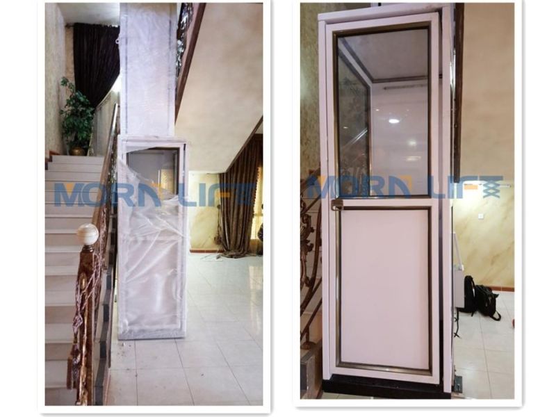 Morn 2m Vertical Platform Wheelchair Lifts with Cabin