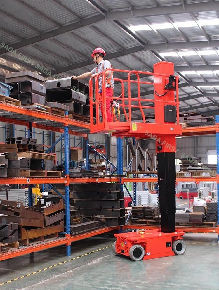 4m 5m Self Propelld Working Platform Lift Vertical Telescopic Lift