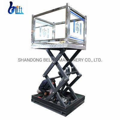 2.8m Custom Wheelchair Scissor Lifter Machine for Distabled Elder
