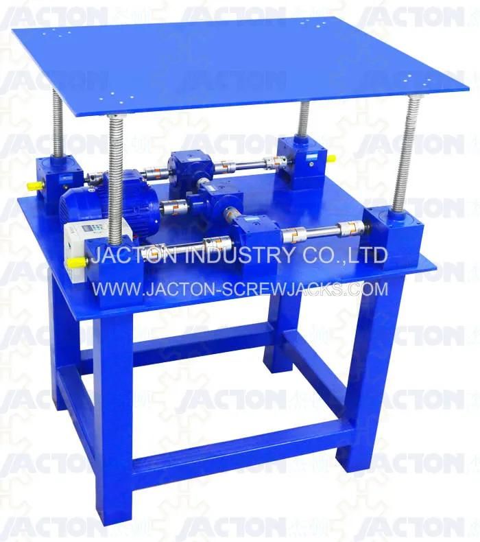Videos for How Does a Screw Jack Lifting System Work? Worm Gear Screw Jacks Lifting Platform Videos for Customers Orders