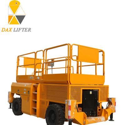 High-Altitude Working Large Platform Heavy Duty Hydraulic Scissor Lift Car