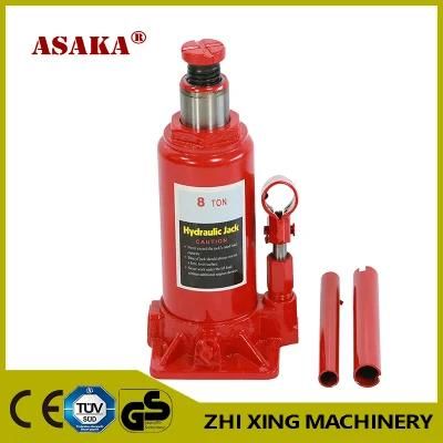 Manufacture in China Jacking Tool 8 T Car Jack Vertical Hydraulic Bottle Jacks