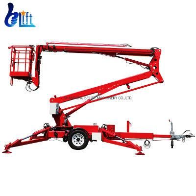 CE Electric Tractor Mounted Cherry Picker Spider Boom Lift