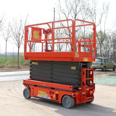 Shading 4m 6m 8m 10m 12m Electric Hydraulic Tracked Self Propelled Mobile Aerial Work/Working Lift/Lifting Platform