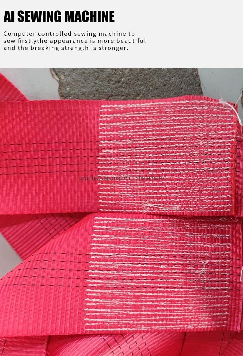 Eb Type En1491 European Standard 100% Polyester Eye to Eye 3ton 5ton 6ton 8ton 10ton Flat Webbing Sling Lifting Belt Lifting Straps Lifting Sling