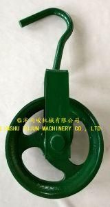 Green Color Cast Steel Black Block with Hook