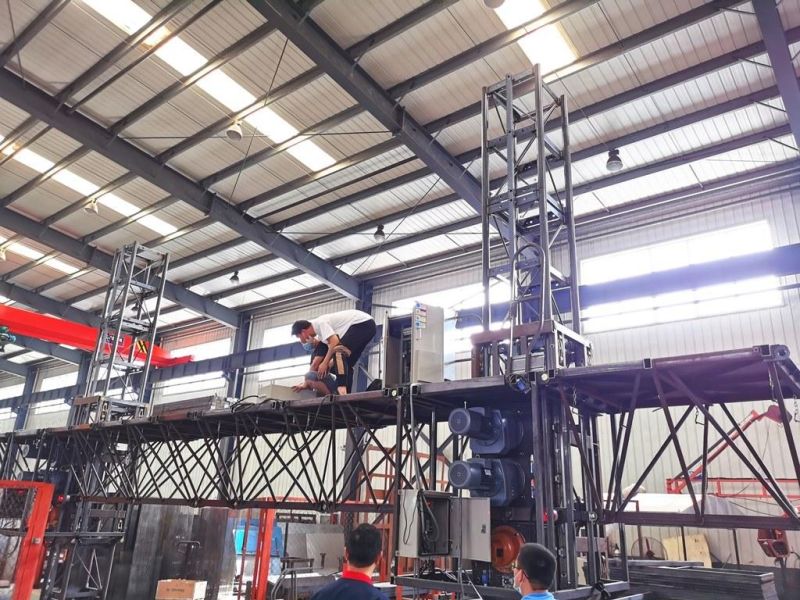 Facade Lifting Electric Scaffolding Motorized Platform Mast Climber Lift Heavy Duty Load Platform