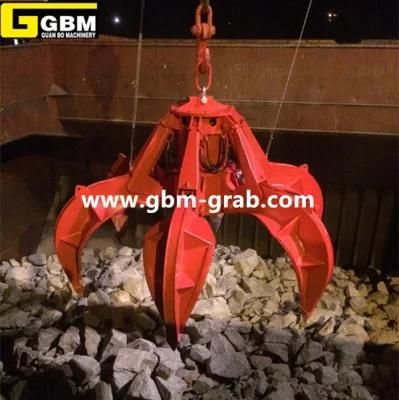 30t Electro Hydraulic Orange Peel Rock Grab