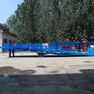 Hydraulic ISO 9001 Approved Morn CE, Forklift Loading Container Dock Ramp