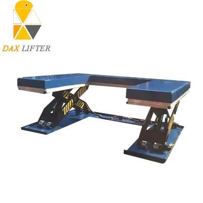 Brief Structure Electric Power U Shape Lift Table for Factory